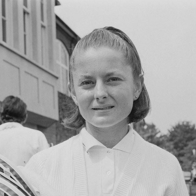 American tennis player Nancy Richey at Wimbledon, UK, July 1968. (Photo by Evening Standard/Hulton Archive/Getty Images)